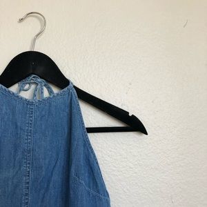 Zara Trafaluc Long Skirt Denim Overalls